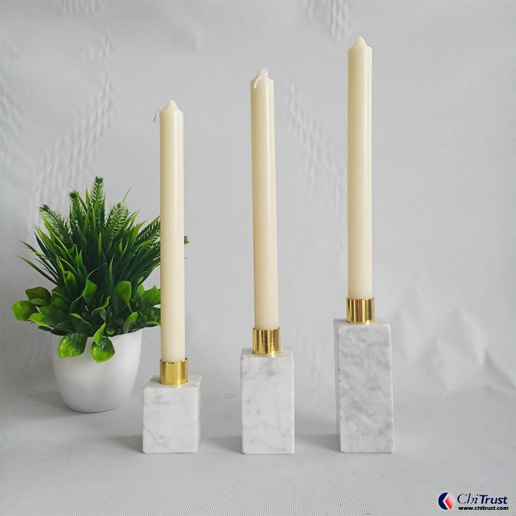 Natural Marble Decoration Candle Holder